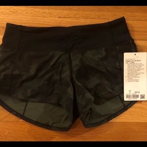 NWT Size 2 Lululemon Speed Shorts